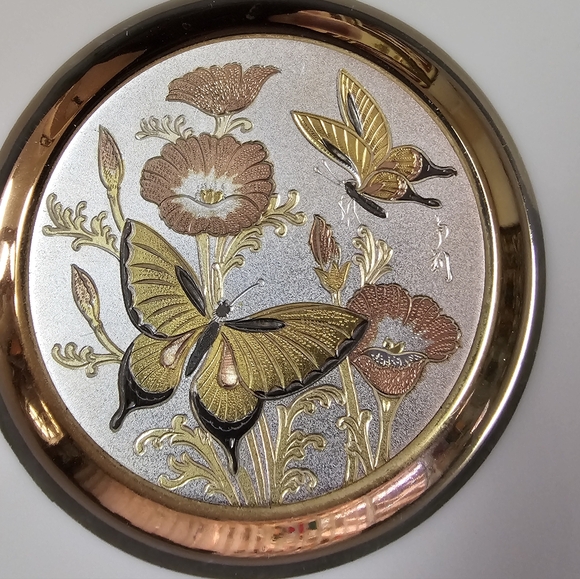 CHOKIN ART 24K Gold Rim Butterflies - Picture 2 of 3